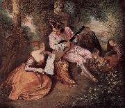 Das Liebeslied Jean antoine Watteau